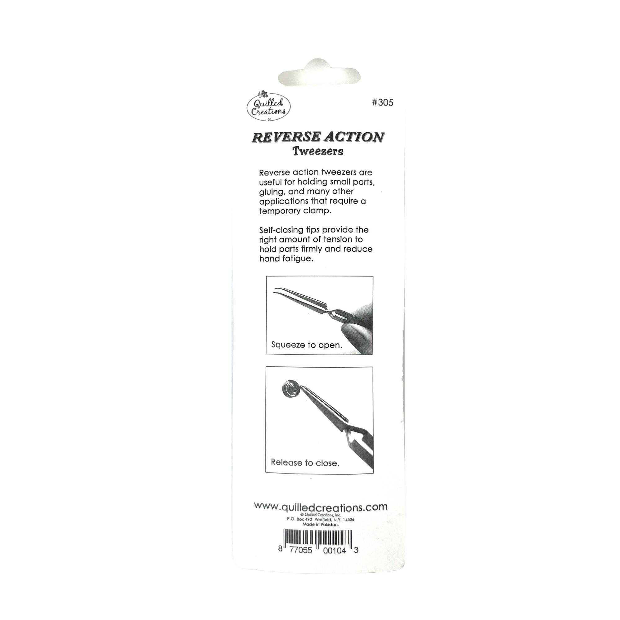 Quilled Creations™ Reverse Action Tweezers